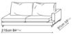 Picture of LAZY TIME SMALL RAF SOFA  215X97 CM