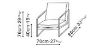 Picture of LEMAN LEISURE CHAIR 70X86Xh76 CM