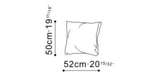 Picture of ARC CUSHION 52X50 CM