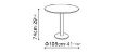 Picture of HANNA DINING TABLE FI 105 CM