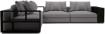 Picture of Freetown Corner Sofa with Grey Oak Armrests (L)