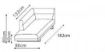 Picture of LARGE HIGH ARM CHAISE SECTION LEFT 182X88