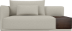 Picture of ELAN SOFA SECTION LEFT WITH STORAGE 180X100
