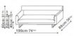 Picture of TWO SEAT SOFA 190X88