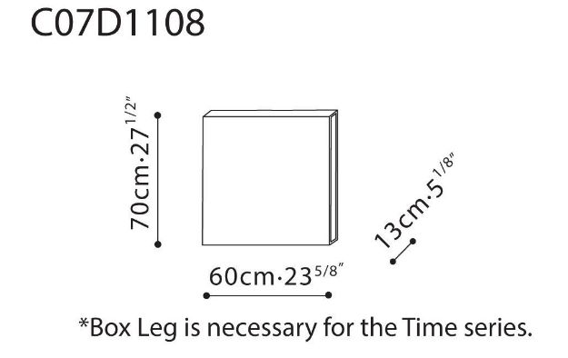 Picture of TIME BOX BASE 60X13XH70 CM