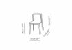 Picture of ESSENCE DINING CHAIR 51x53xH76 cm 