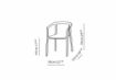 Picture of ESSENCE DINING CHAIR 58x53xH76 cm 