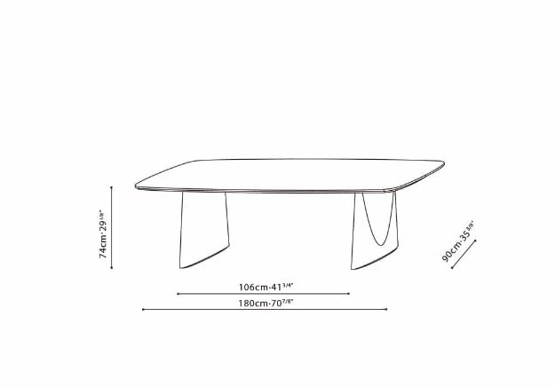 Picture of OLIVE TABLE 180x90xH74 cm