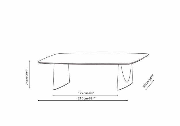 Picture of OLIVE TABLE 210x95xH74 cm