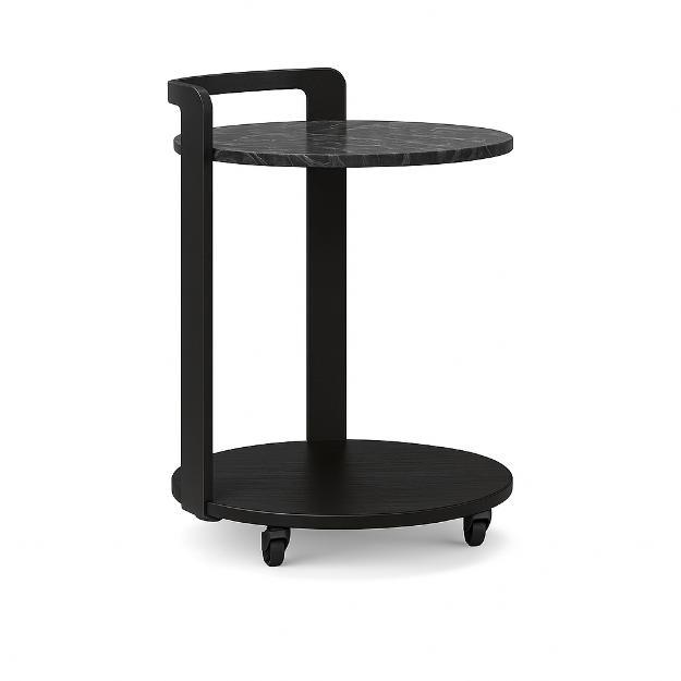 Slika C06B0505GREYBLW HARMON KLUB STO FI46Xh56 cm GREY/BL WAL