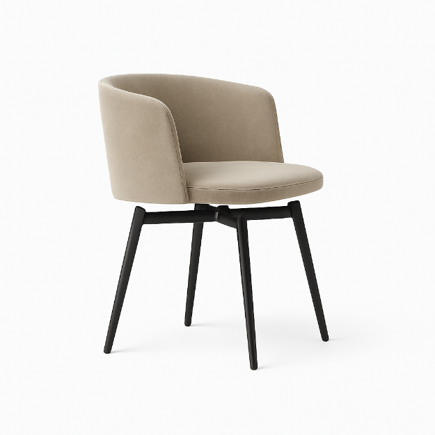 Slika C02F0306FANCY01 BALLET OKRETNA STOLICA SA RUKON. 60X54Xh73 cm